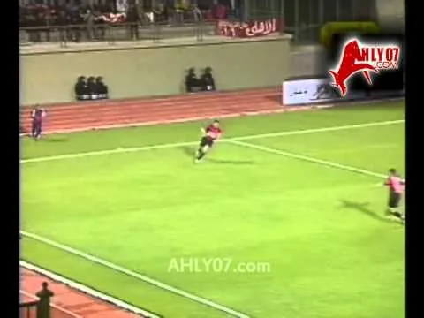 الأسبوع 11 هدف حرس الحدود الأول في الأهلي أحرزه احمد عيد عبد الملك 2004ـ2005