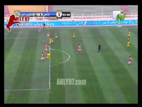هدف تقدم المقاولون العرب على الاهلي لمحمد فاروق 