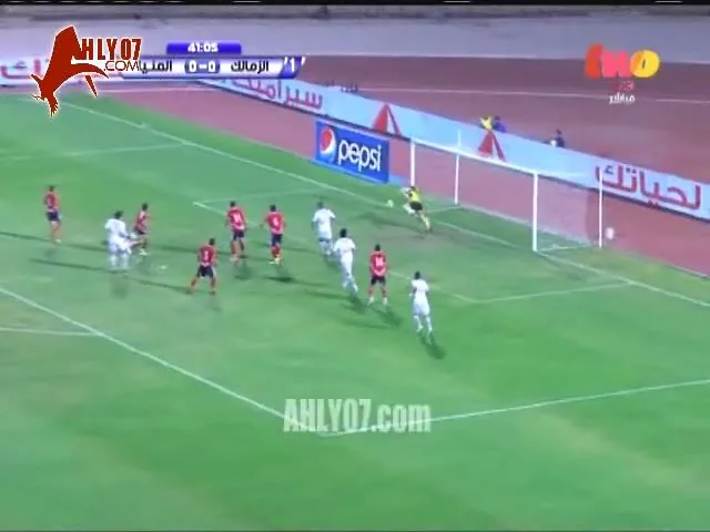 هدف الزمالك الاول في فريق المنيا