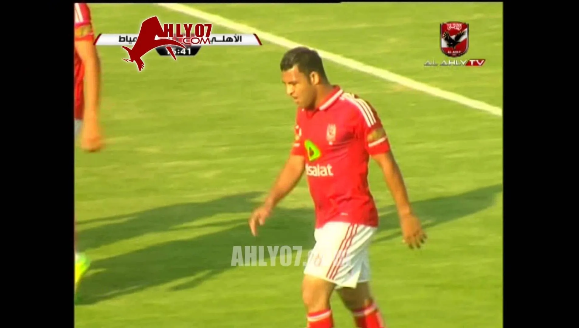 هدف الأهلي الأول في دمياط ودي للسيد حمدي