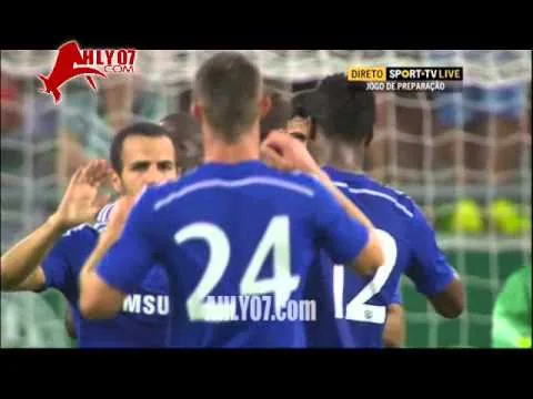 اهداف لقاء تشيلسي محمد صلاح 2 و فرينكفاروس 1