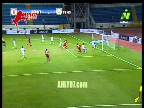 هدف الأهلي الأول في الرجاء مقابل 1 الدوري العام الأسبوع الرابع 2014 لعماد متعب
