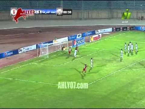 هدف الأهلي الثالث في اتحاد الشرطة مقابل 1 احرزه وليد سليمان 