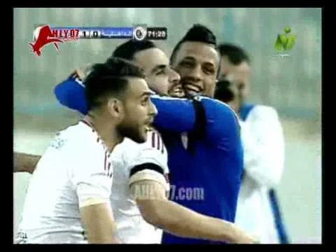 هدف الزمالك الثاني في الداخلية مقابل 0 في 30 مارس 2015