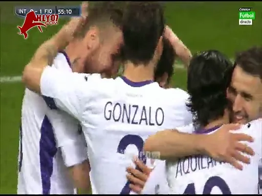 ملخص لمسات محمد صلاح فيورنتينا امام انتر ميلان 1 مارس 2015