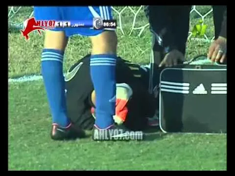 هدف الأهلي الأول في دمنهور مقابل 1 في الدوري أحرزه بيتر ايبي 23 ابريل 2015