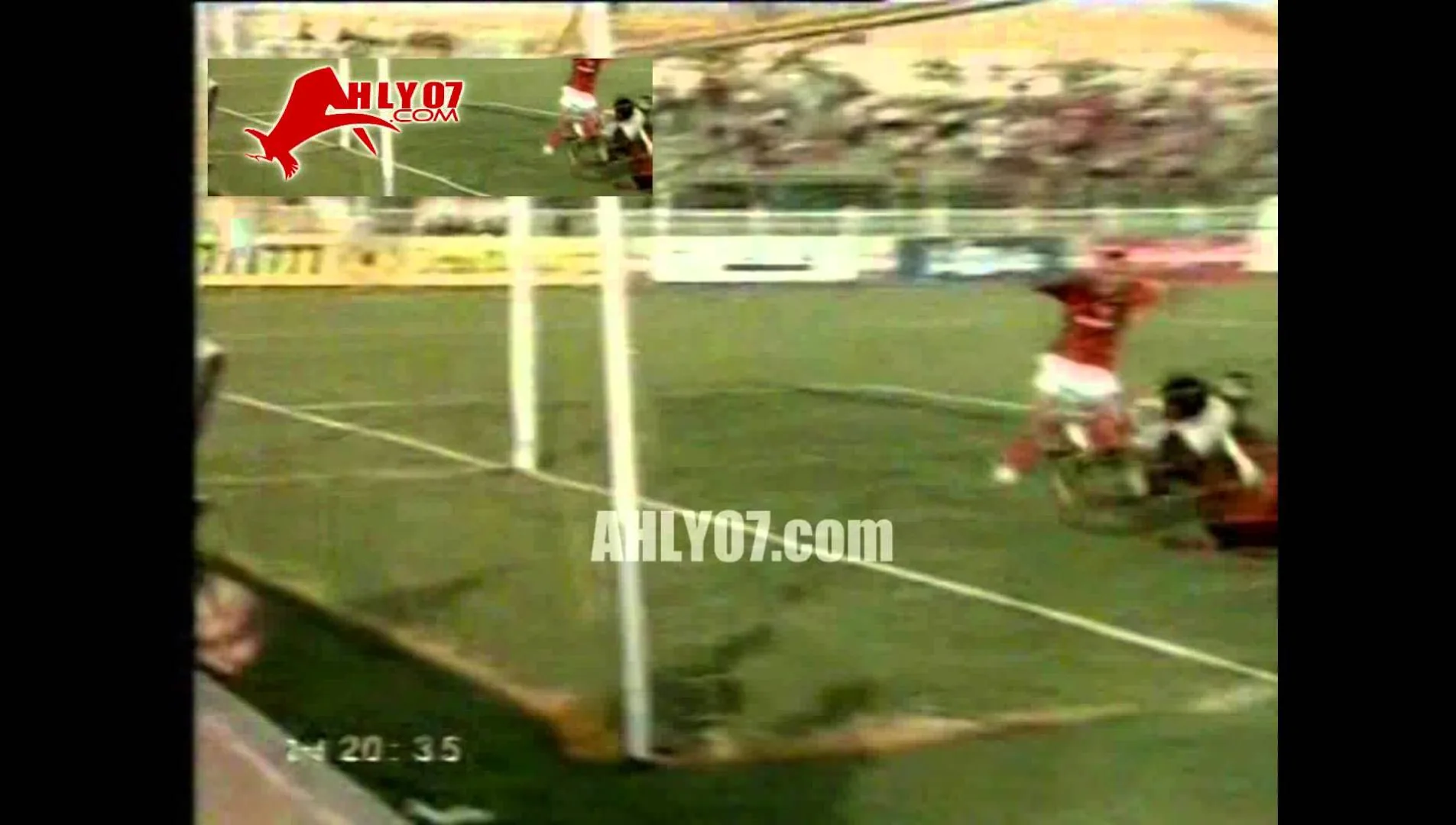 أهداف نادرة الأهلي 4 الترسانة 2 في 10 يونيو 2004 أبو تريكة ووائل رياض
