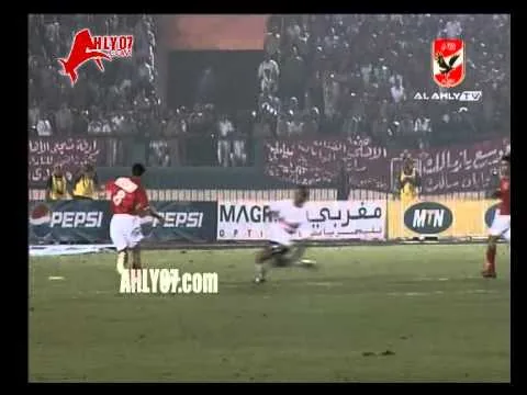 أهداف فوز الأهلي 2 الزمالك 0 لبركات اياب دوري ابطال افريقيا 2005