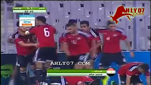 أهداف مباراة مصر 4 مقابل 0 أوغندا - تصفيات أوليمبياد 2016 بتاريخ 18 يوليو 2015