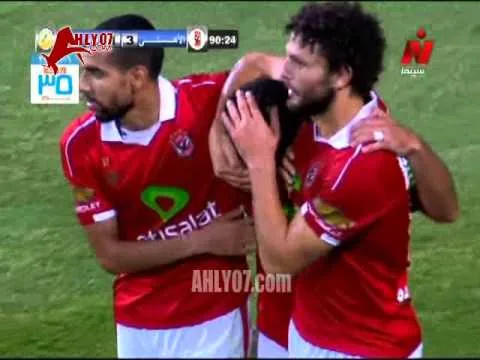 هدف الأهلي الثالث في وادي دجلة مقابل 1 لعماد متعب في 2 يوليو 2015