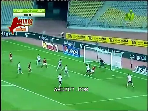 ملخص الشوط الأول الأهلي 1 مقابل 0 الزمالك 21 يوليو 2015
