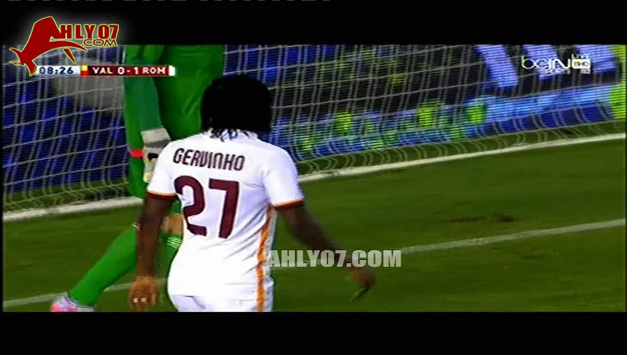 أول هدف لمحمد صلاح مع روما وديا في مرمى فالنسيا