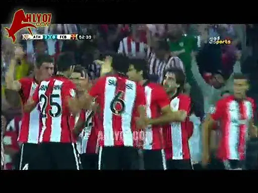 أهداف مبارة أتليتيك بلباو 4 مقابل 0 برشلونة - السوبر الإسباني 14 أغسطس 2015