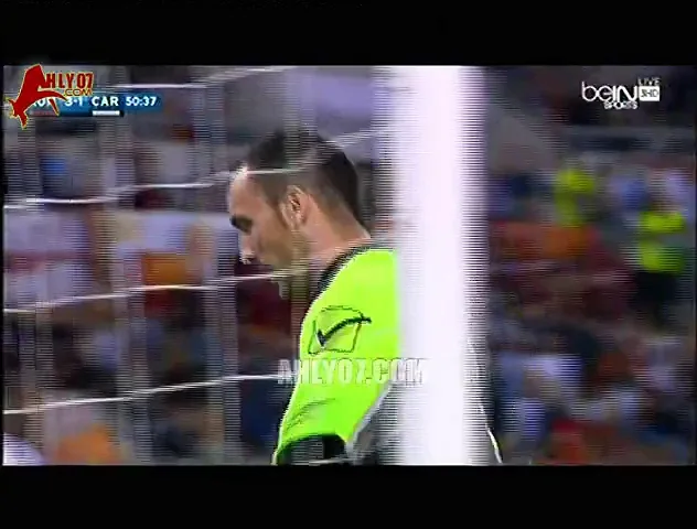 محمد صلاح يحرز الهدف الرابع لروما في مرمي كاربي 26 سبتمبر 2015