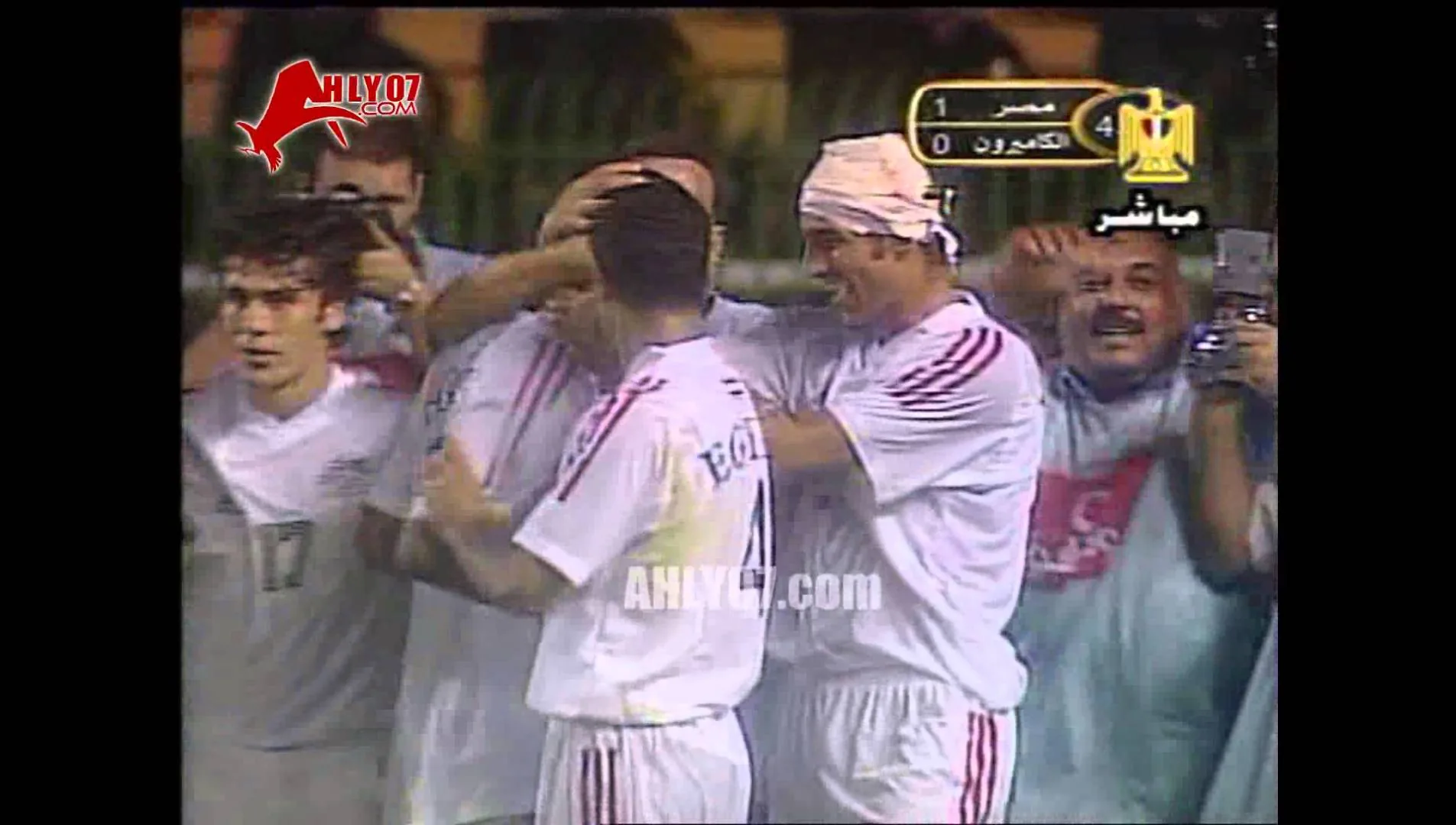 هدف منتخب مصر الأول في الكاميرون مقابل 0 لمحمد شوقي 5 سبتمبر 2004