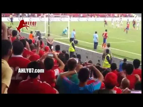 شاهد خاص وحصري هدف الأهلي الثاني في الزمالك من المدرجات السوبر المصري 2015