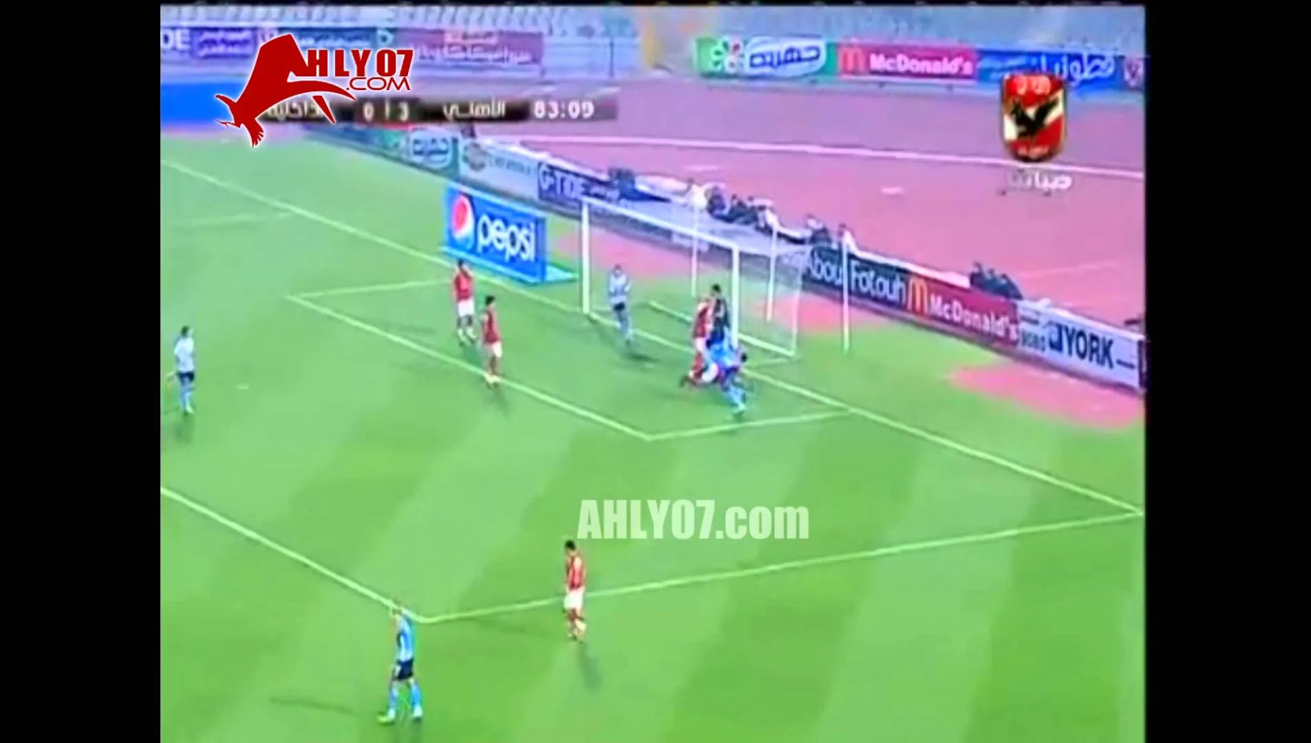 هدف الداخلية الأول في الأهلي مقابل 3 الدوري 3 نوفمبر 2011