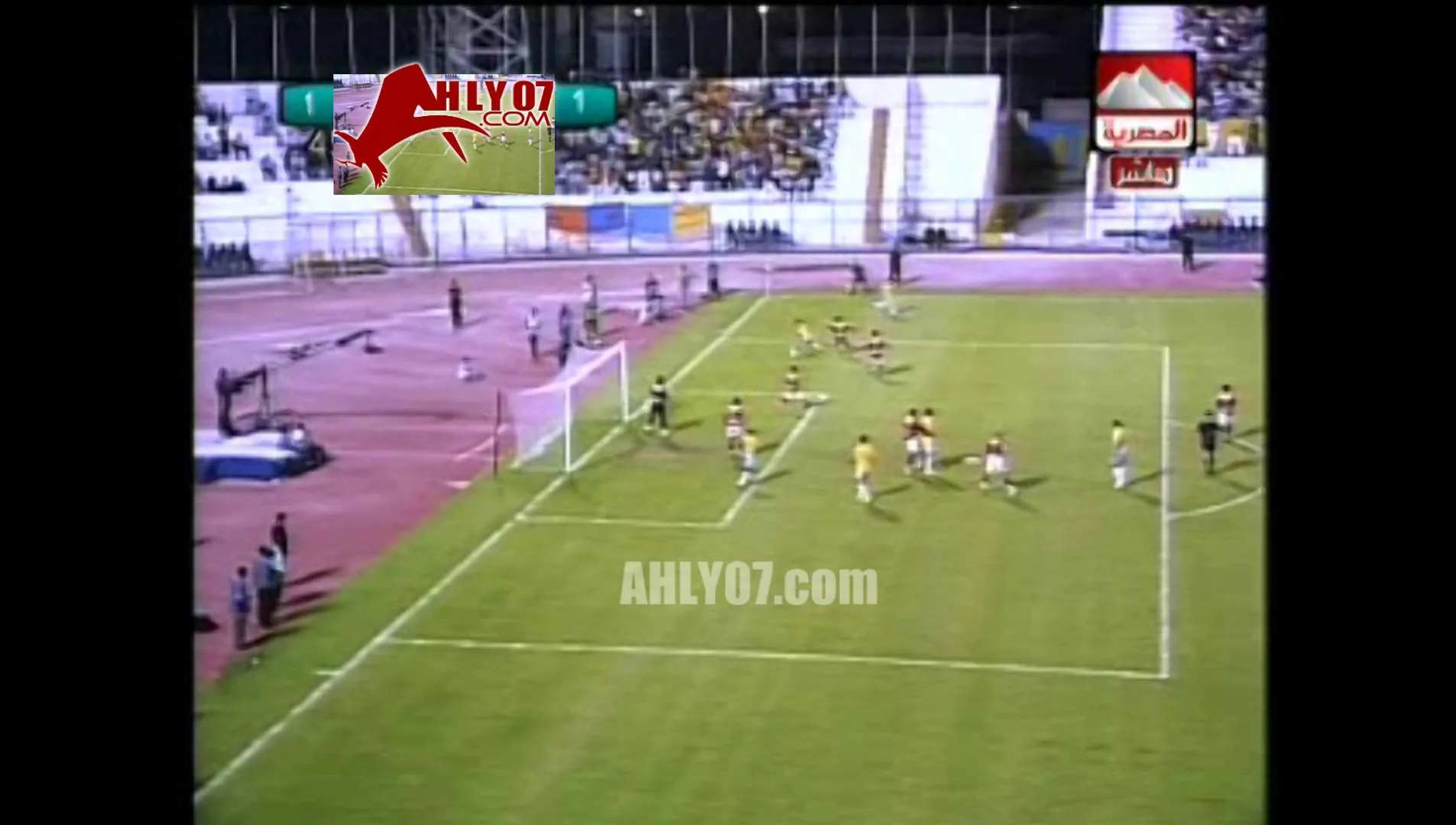 هدف الاسماعيلي الأول في الأهلي مقابل 1 الدوري 1 نوفمبر 2007