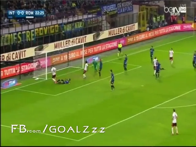 شاهد ملخص لمسات ومهارات محمد صلاح روما امام انتر ميلان بالدوري الايطالي