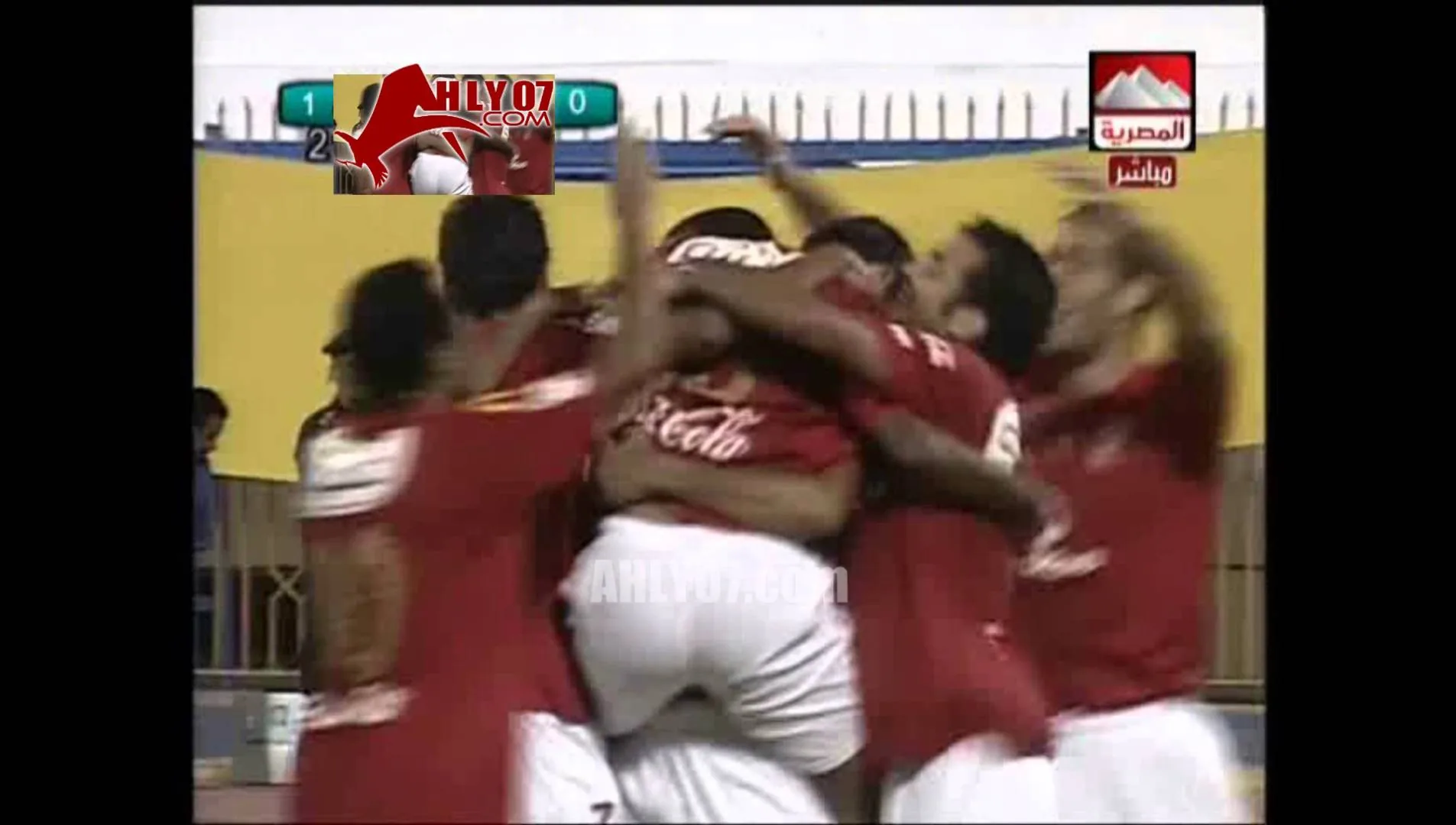 هدف الأهلي الأول في الاسماعيلي مقابل 0 حسام عاشور الدوري 1 نوفمبر 2007
