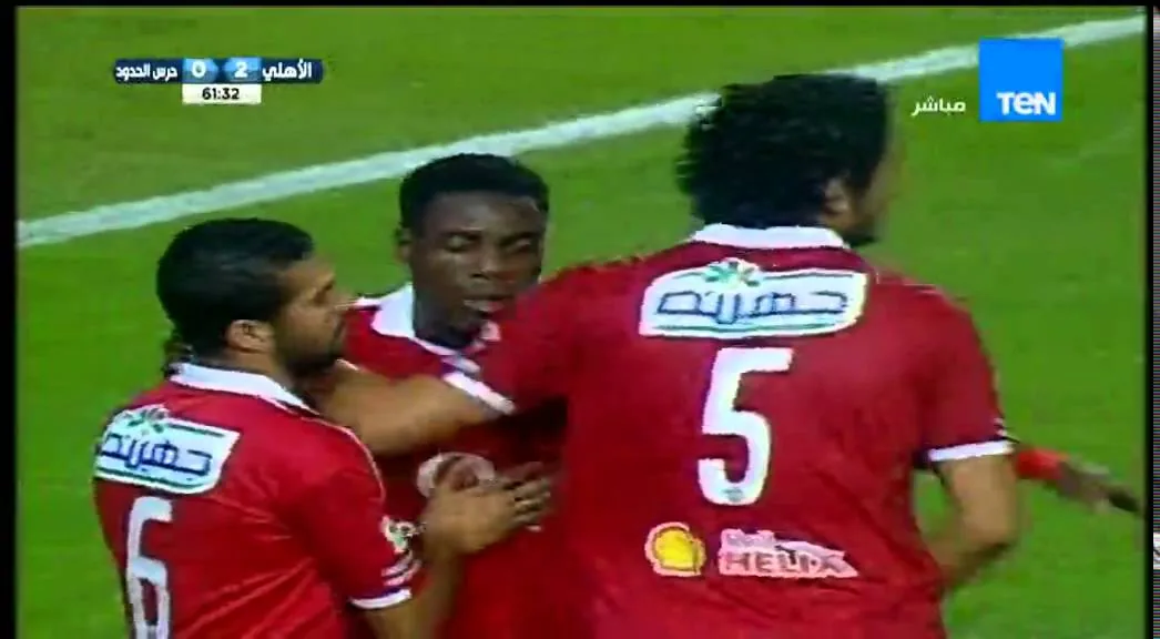 أهداف الأهلي 3 حرس الحدود 0 ايفونا وصالح جمعه الدوري 22 ديسمبر 2015