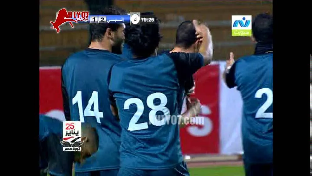 اهداف خسارة الزمالك 1 انبي 2 رؤوف وعبد الظاهر 27 يناير 2012