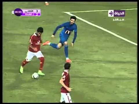 هدف الاهلي الثالث في اتحاد الشرطة مقابل 2 صالح جمعة الدوري 7 يناير 2016