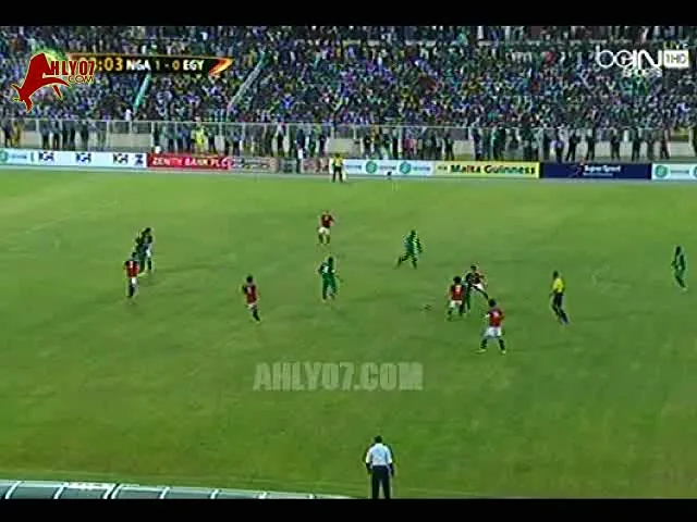 شاهد انقاذ اعجازي من حماده طلبه لاعب المنتخب امام نيجيريا في الثانية الاخيرة