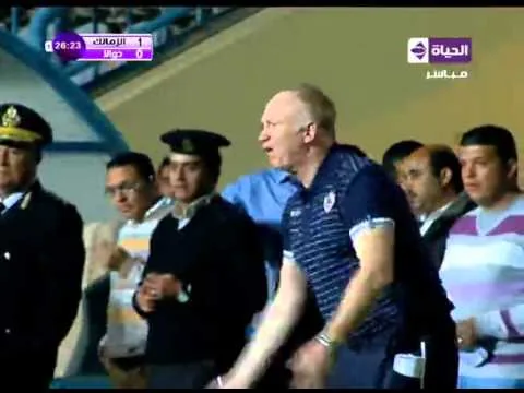 هدف الزمالك الاول في دوالا الكاميروني مقابل 0