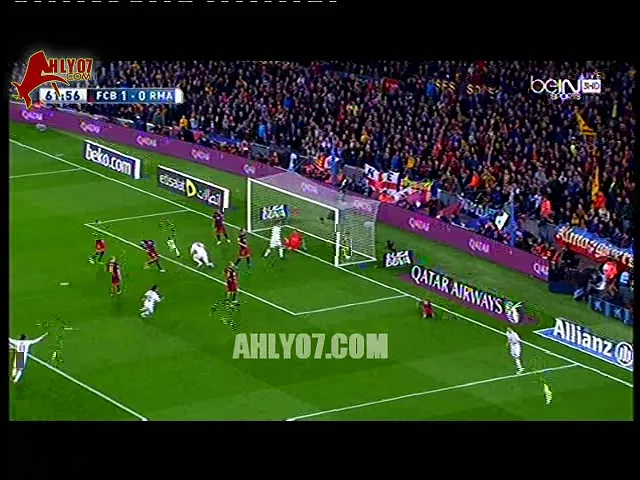 شاهد هدف ريال مدريد الأول مقابل 1 برشلونة الدوري الاسباني 2 ابريل 2016