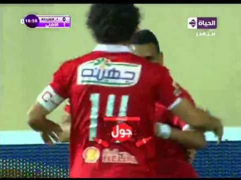 هدف الأهلي الأول في اتحاد الشرطة مقابل 0 مؤمن زكريا الدوري 3 ابريل 2016