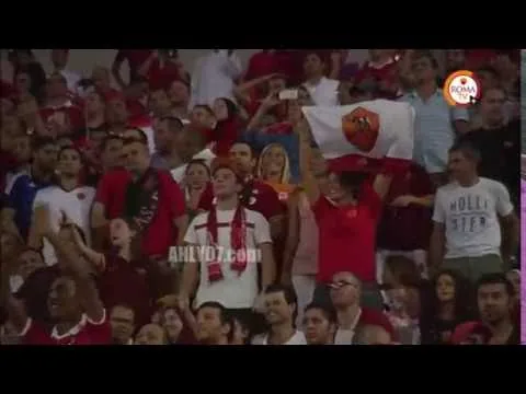 شاهد لأول مرة أهداف وملخص الأهلي وايه اس روما بالتعليق الايطالي كاملا