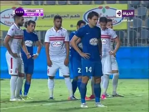 هدف اتحاد الشرطة الاول في الزمالك مقابل 1 كاس مصر 12 يوليو 2016