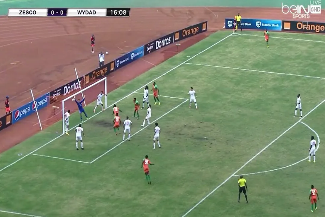 شاهد هدف تقدم زيسكو على الوداد 1-0 في الشوط الاول