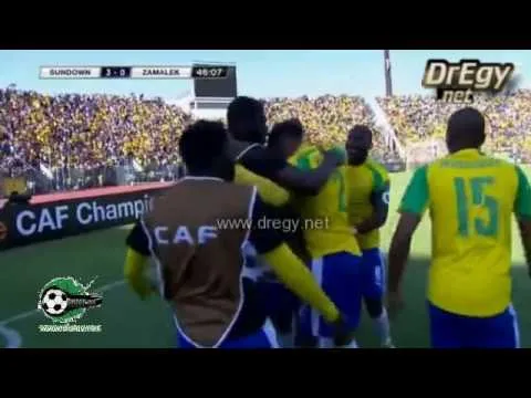 هدف صن داونز الثالث في الزمالك مقابل 0 ذهاب نهائي افريقيا