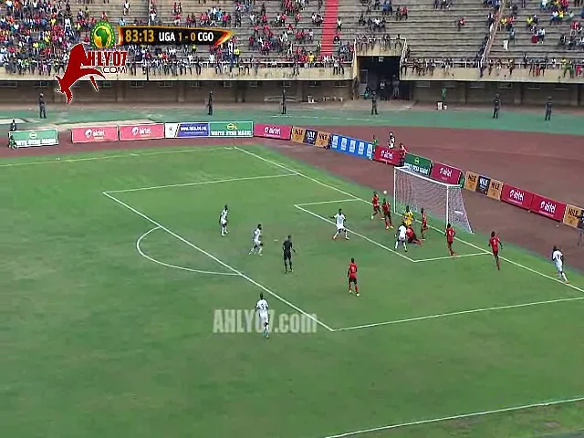 شاهد الكونغو كادت تحرز هدف قاتل في اوغندا بفرصة ولا أغرب في تصفيات كأس العالم مجموعة مصر