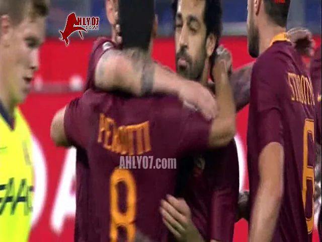 شاهد هدف محمد صلاح الأول روما 1 بولونيا 0 الدوري الايطالي 6 نوفمبر 2016