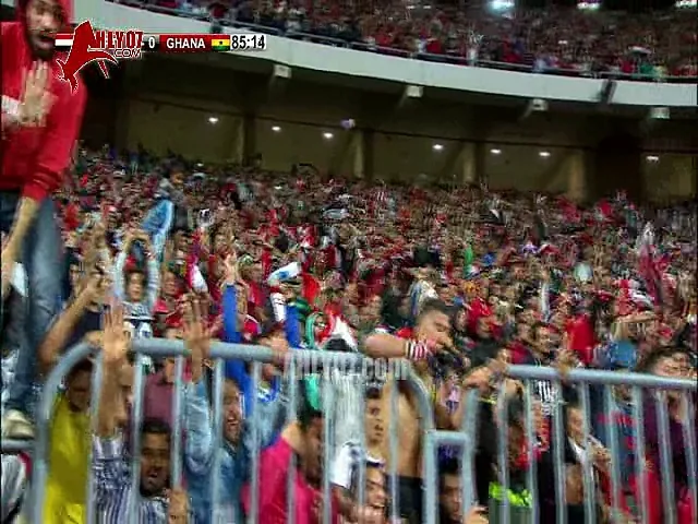شاهد حصريا الهدف القاتل لمنتخب مصر بدون صوت معلق بصوت الجماهير فقط 1 غانا 0 السعيد تصفيات كأس العالم 2018