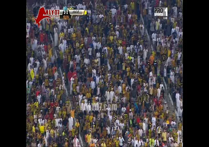 شاهد محمود كهربا يحرز الهدف الثاني لاتحاد جده بطريقة رائعة في شباك الرائد بالدوري السعودي