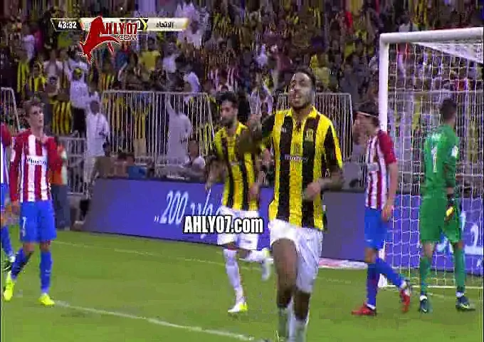 شاهد هدف تاريخي لمحمود كهربا يولعها ويسجل في شباك اتليتيكو مدريد بطريقة رائعة لصالح اتحاد جده
