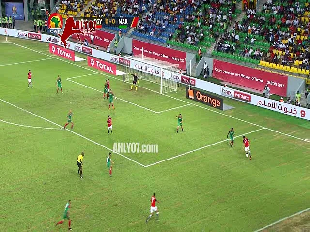 شاهد أخطر فرصة لمنتخب مصر أمام المغرب وندم تريزجيه في دور الثمانية من امم افريقيا