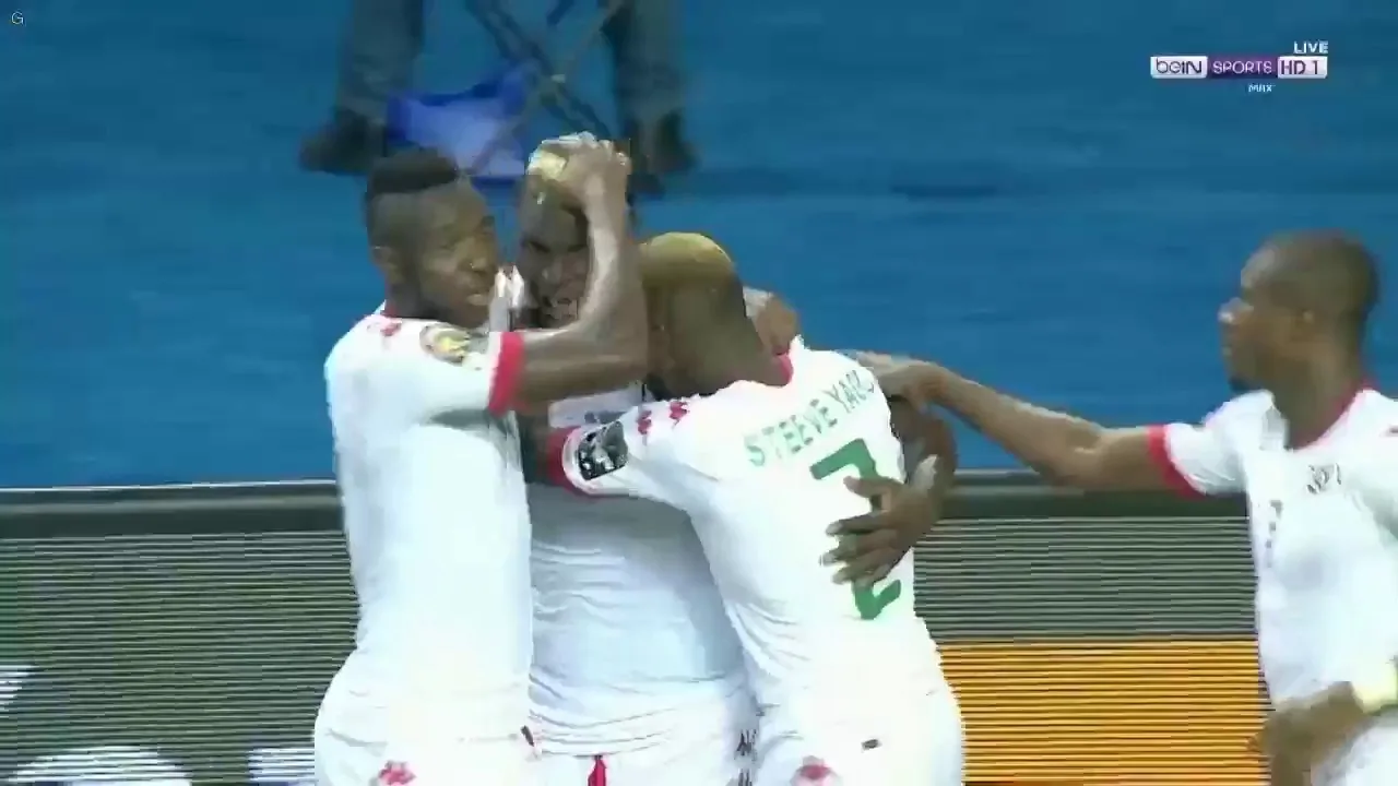 هدف منتخب بوركينا الأول في مصر مقابل 1 قبل نهائي افريقيا 2017