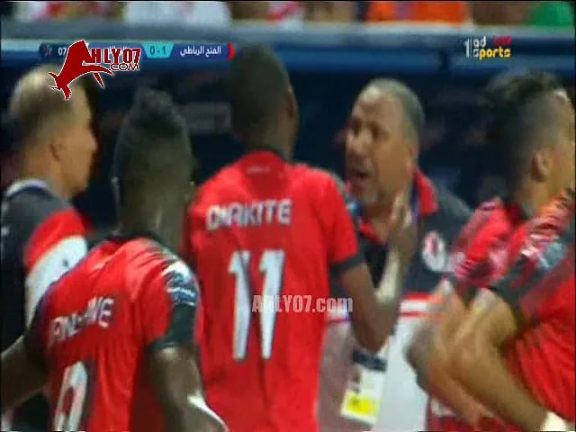 هدف الفتح الرباطي المغربي الأول في الزمالك مقابل 0 البطولة العربية 2016