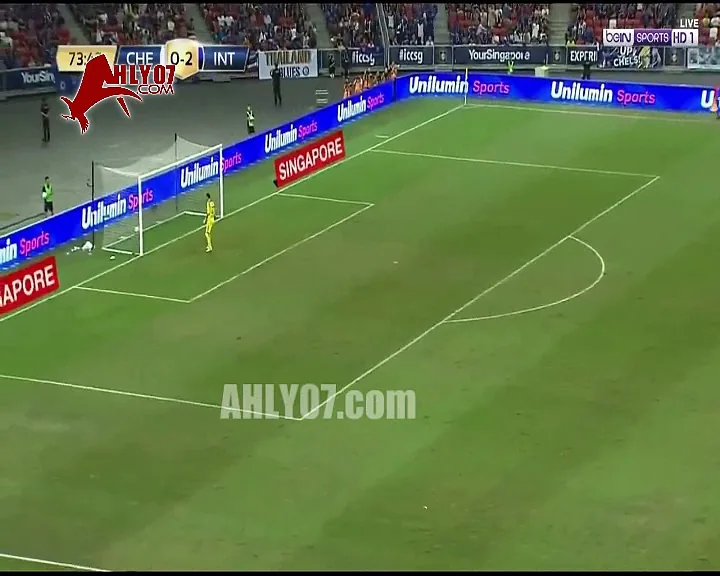 شاهد لن تصدق هدف خيالي عالمي للاعب الانتر في مرماه من منتصف الملعب في مباراة اليوم امام تشيلسي