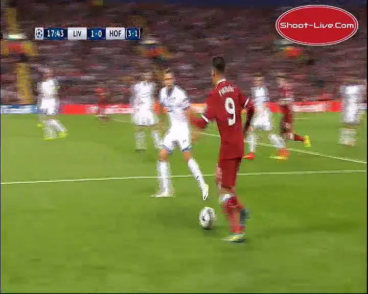 شاهد على طريقة البلياردو محمد صلاح يحرز هدف ليفربول الثاني في هوفنهايم بالدوري الأوروبي