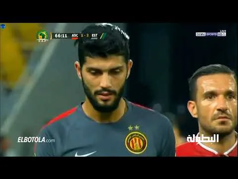 هدف التعادل للأهلي 2 في الترجي 2 وليد أزارو ذهاب دوري ابطال افريقيا دور ال8