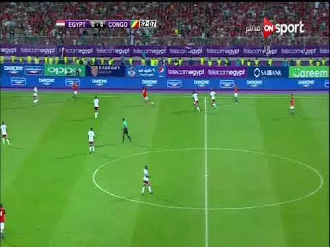 شاهد الهدف الأول لمنتخب مصر في الكونغو مقابل 0 محمد صلاح تصفيات كأس العالم 8 اكتوبر 2017