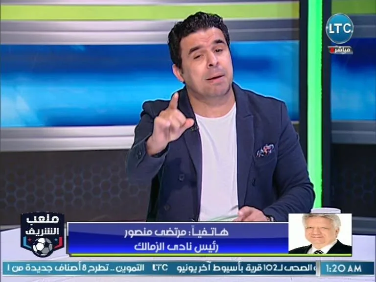 عاجل شاهد خناقة نارية على الهواء بين مرتضى منصور وخالد الغندور اخرس متتكلمش مسمعش صوتك وأول تعليق ناري على الفيديو المسرب لمجدي عبد الغني وحازم وميدو من مرتضى